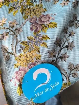 Tela fallera azul 
