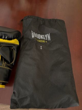 Guantes Boxeo Brooklyn Talla S Negro/Amarillo