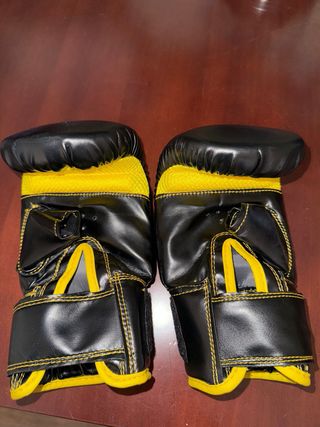 Guantes Boxeo Brooklyn Talla S Negro/Amarillo