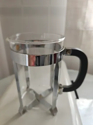Cafetera de Prensa Pyrex.
