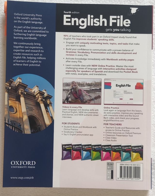 Libro English File Student's Book and Workbook