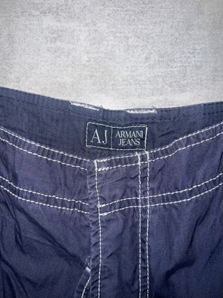 Bermuda Armani Jeans Cargo Azul