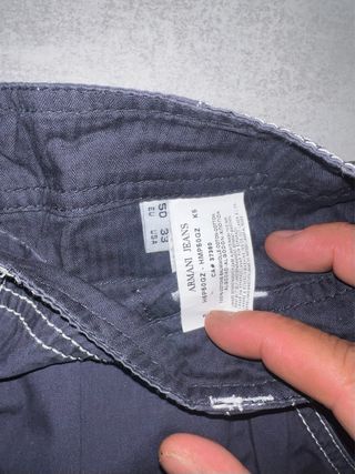 Bermuda Armani Jeans Cargo Azul