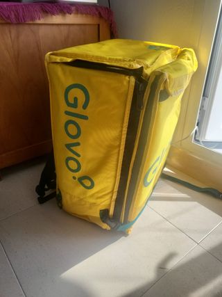 Bolsa de reparto Glovo amarilla