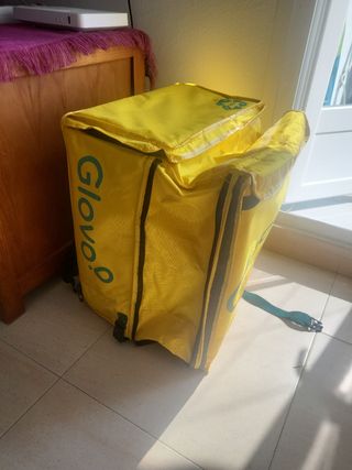 Bolsa de reparto Glovo amarilla