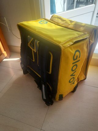 Bolsa de reparto Glovo amarilla