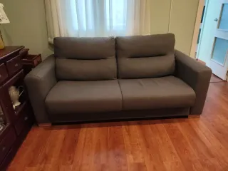 Sofá Cama Gris Oscuro 2 Plazas