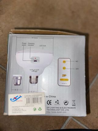 Luce emergenza LED ricaricabile DP