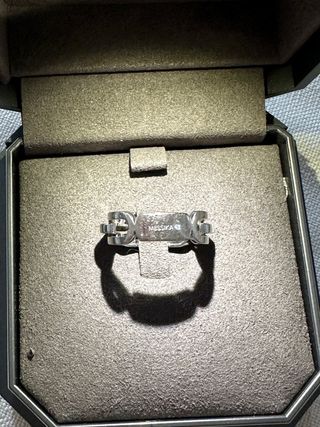 Anillo Messika Move Link Oro Blanco Diamantes