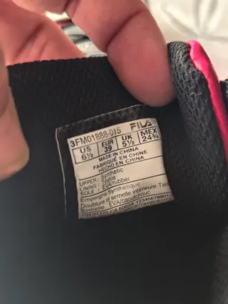 Zapatillas Baloncesto Fila Talla 39