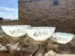 Juego 3 ensaladeras margaritas