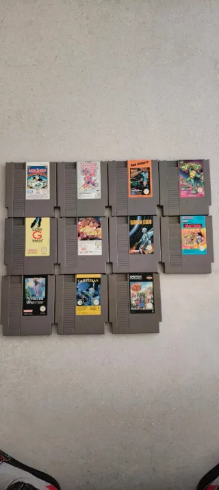 Lote 11 juegos NES Nintendo