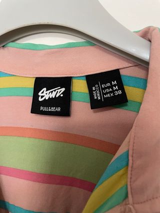 Camisa Stussy Rayas Talla M