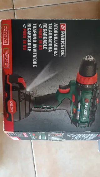 Atornilladora taladradora recargable Parkside X16V