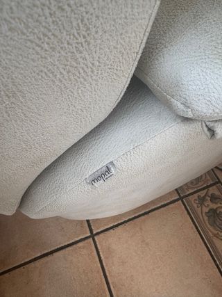 Sillón relax Mopal beige tela
