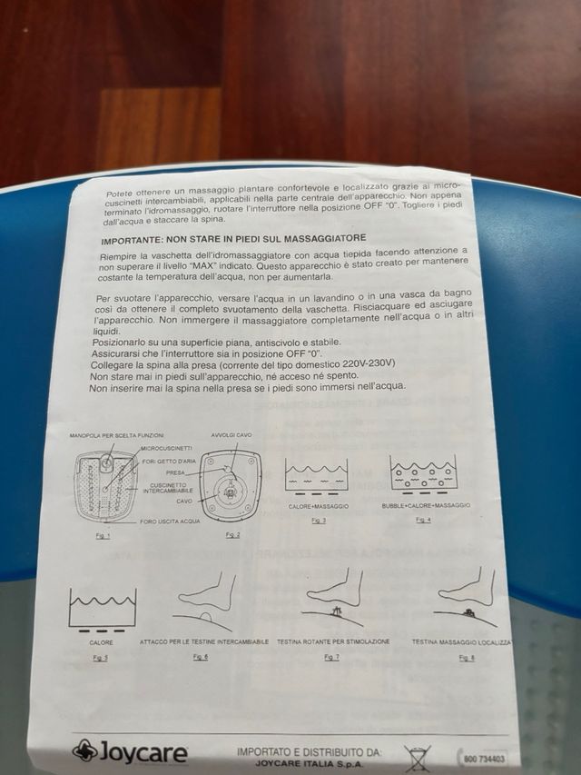 Idromassaggiatore plantare Joycare