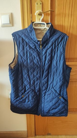 Chaleco acolchado reversible hombre