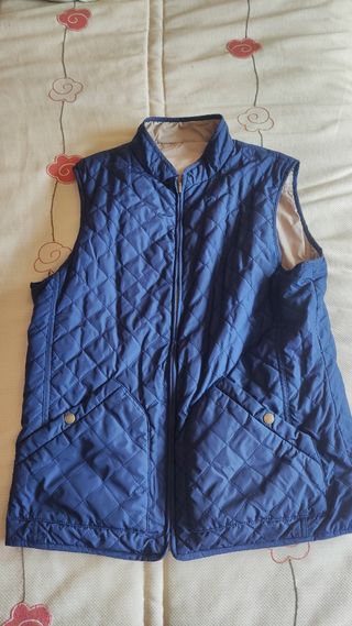 Chaleco acolchado reversible hombre