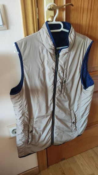 Chaleco acolchado reversible hombre