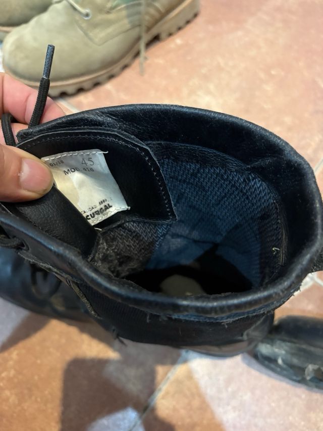 Botas militares talla 45