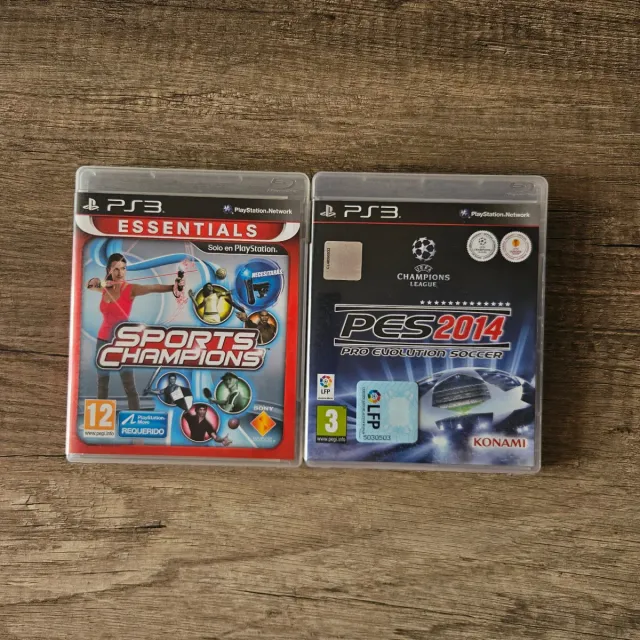 Pack 2 Jogos PS3: PES 2014 e Sports Champions