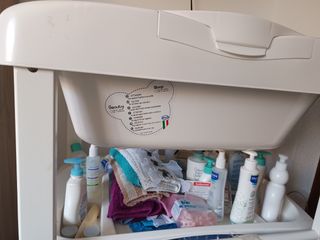 Bañera y cambiador bebé