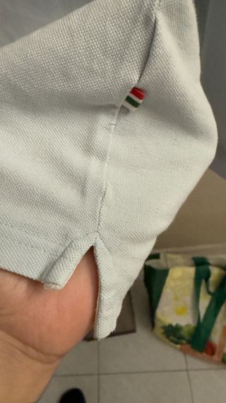 Polo Perazzi manga larga azul talla L