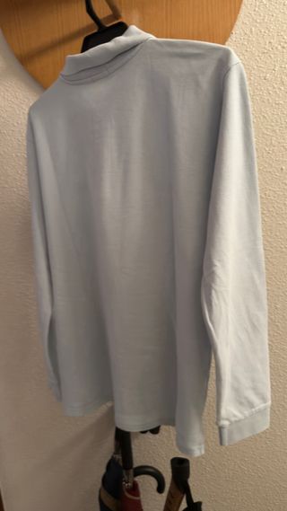 Polo Perazzi manga larga azul talla L