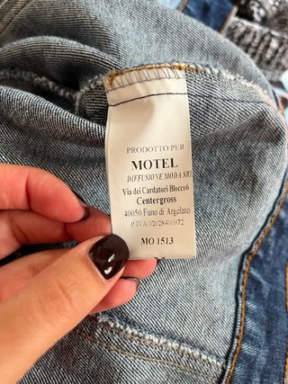 Giubbotto jeans con collo in pelliccia