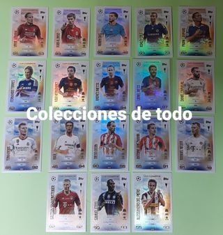 Lote cromos fútbol Topps Champions League