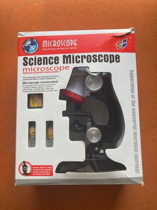 Juego Microscopio Infantil 400x Pilas