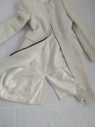 Abrigo 3/4 Zara Beige Talla S