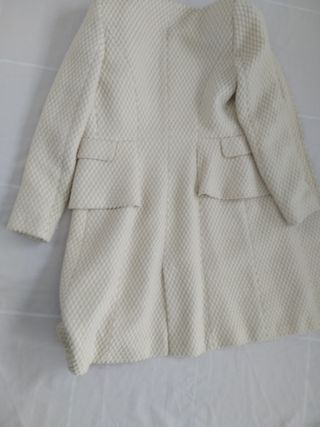 Abrigo 3/4 Zara Beige Talla S