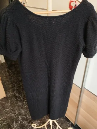 Vestido de punto negro