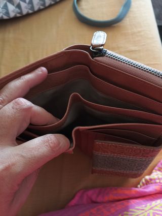 Cartera Adolfo Dominguez Marrón Multicolor