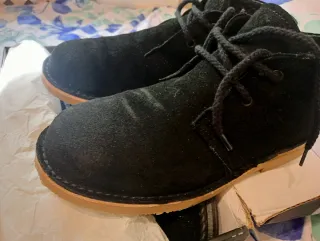 Botines de ante negro talla 41