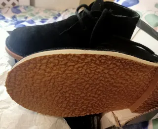 Botines de ante negro talla 41