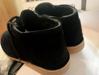 Botines de ante negro talla 41