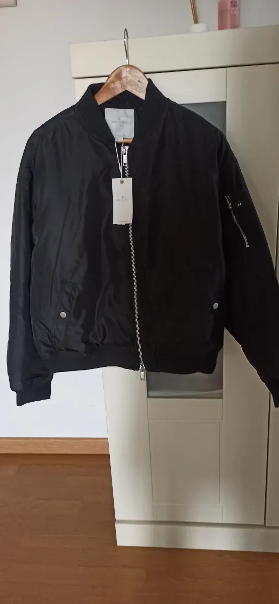 Chaqueta Bomber Negra Talla M
