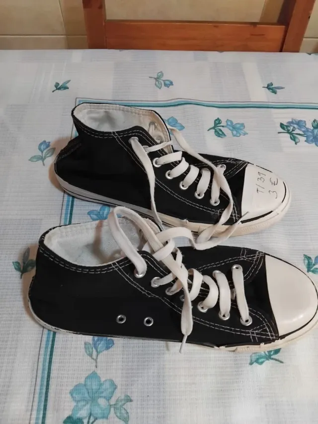 Botas Lona Negras Talla 39