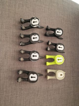 Colgadores ropa/accesorios (Set de 8)