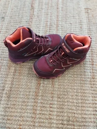 Botas Nieve Niña Hi-Tec Talla 35 burdeos