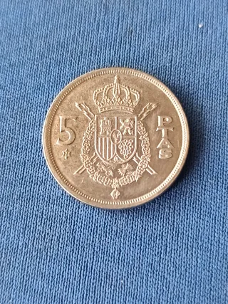 Moneda de colección 5 PTAS España