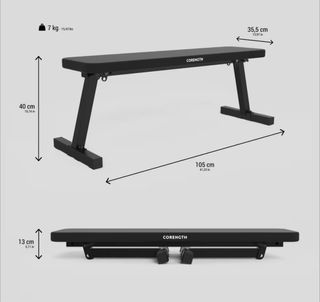 Banco Musculación Corength Bench 100 Plegable