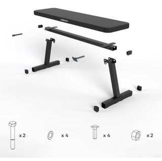 Banco Musculación Corength Bench 100 Plegable