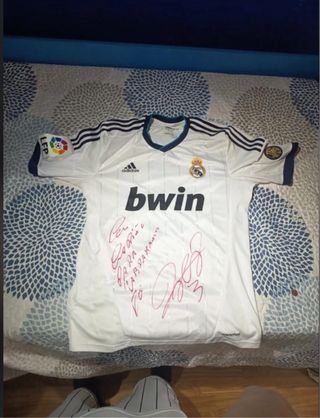 Camiseta Real Madrid Firmada Pepe Talla L
