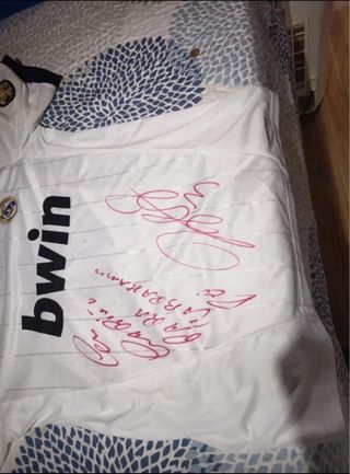 Camiseta Real Madrid Firmada Pepe Talla L