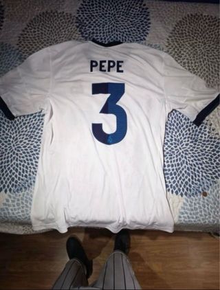 Camiseta Real Madrid Firmada Pepe Talla L