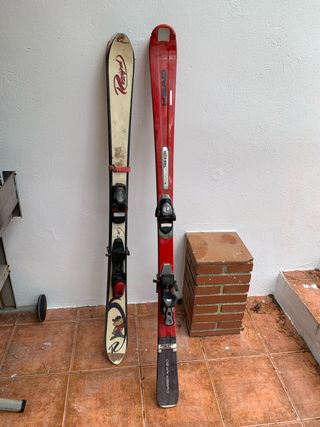 2x Esquís Head y Rossignol