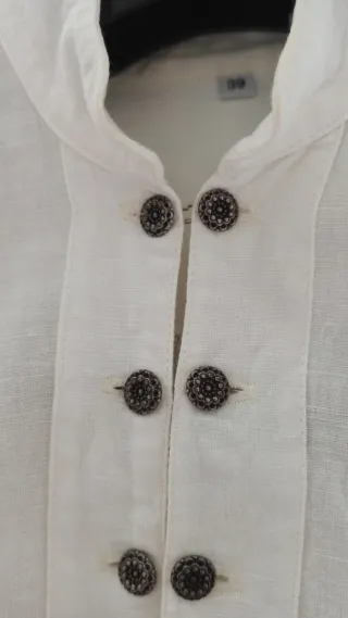 Camisa fallera blanca talla M